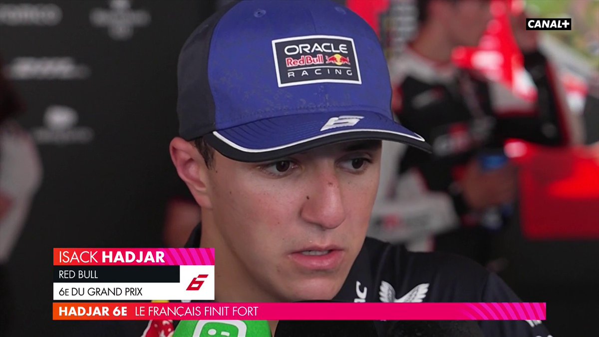 "Je suis content." 👍 De P8 à P6, Isack Hadjar fait le bilan de son Grand Prix d'Autriche 🇦🇹 #AustrianGP #F1