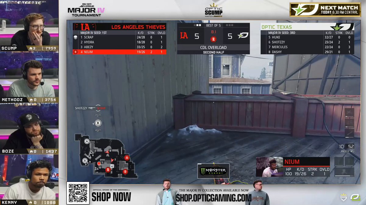 🚨 THIEVES ICE UP AGAIN Scump 🗣️: "Are you F*cking kidding me bro" OpTic plays their 1st Losers Final vs. M8 👀