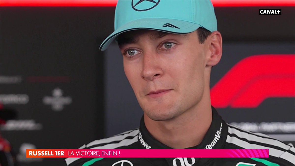 George Russell retrouve la première marche du podium 💪🏆 #AustrianGP #F1