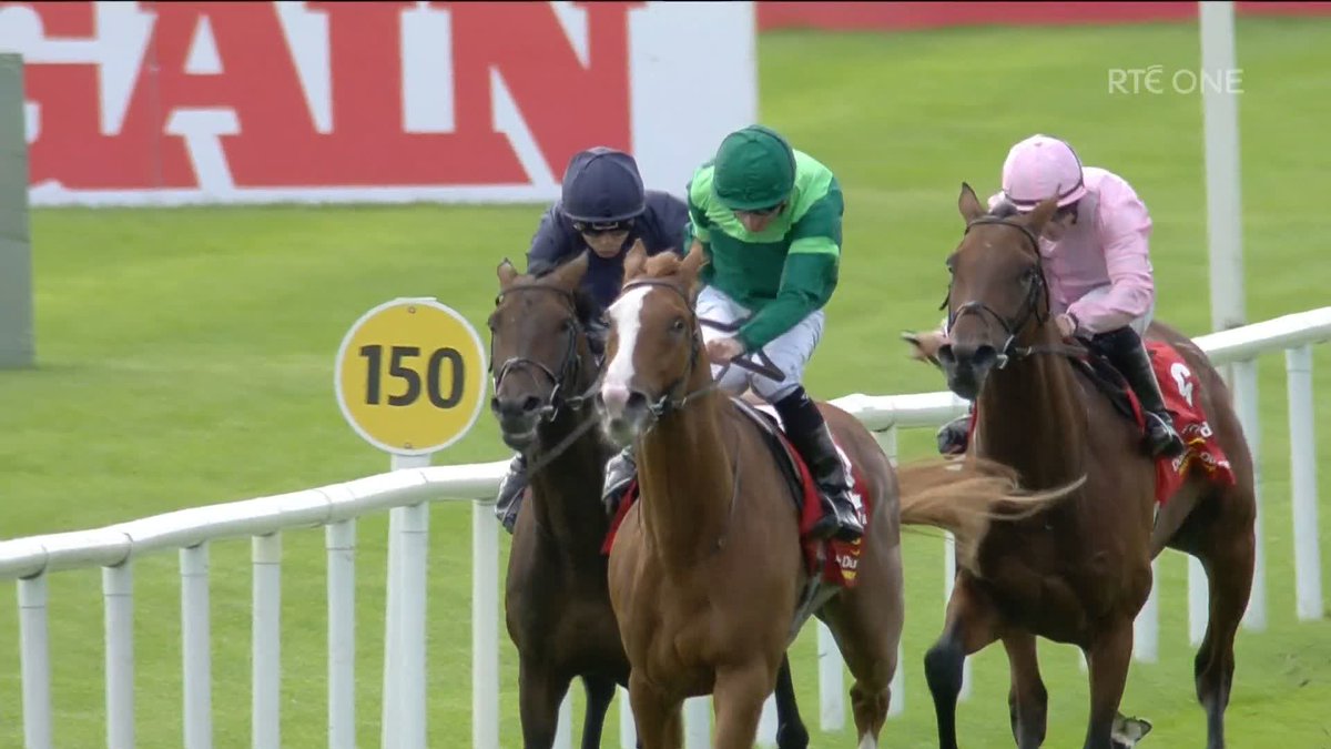 "That (Epsom) is in the past. His class came through." Ryan Moore reacts to Benvenuto Cellini winning the Dubai Duty Free Irish Derby