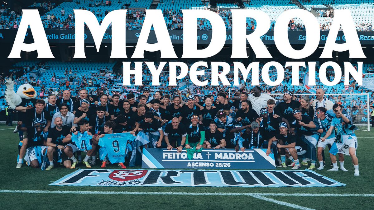 Descubre o novo vestiario do Celta Fortuna e revive toda a festa do ascenso desde dentro. 📺 INSIDE, dispoñible en