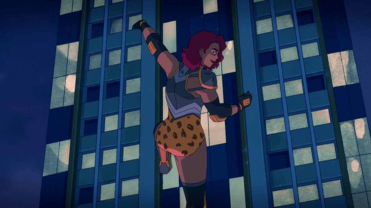 Superman vs. Giganta battle in My Adventures with Superman Season 3