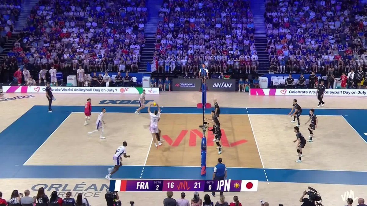 #VNL2026: 🇯🇵 VIBES GUY KEIGO NISHIMOTO GETS A BLOCK 🧱‼️ 📺 LIVE NOW on VBTV: 🏐 #BePartOfTheGame #Volleyball