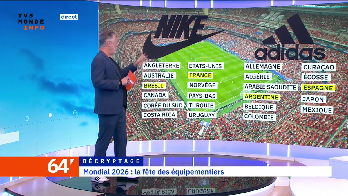 Nike, Adidas, Puma,,... le Mondial n'est pas seulement une compétition de foot, c'est aussi un duel où les plus riches ne sont pas forcément les vainqueurs...
