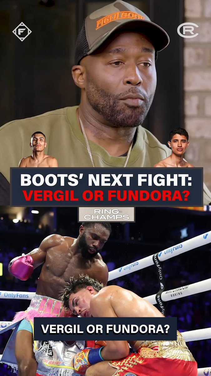 Boots Ennis believes that a fight between him and Sebastian Fundora is a bigger fight than him and Vergil Ortiz 😳🍿 Following last night's statement win over Zayas — who should be next for Boots? Oscar De La Hoya thinks Boots vs. Vergil is the biggest fight in boxing right now 👀 Full episode on the RING CHAMPS YouTube!
