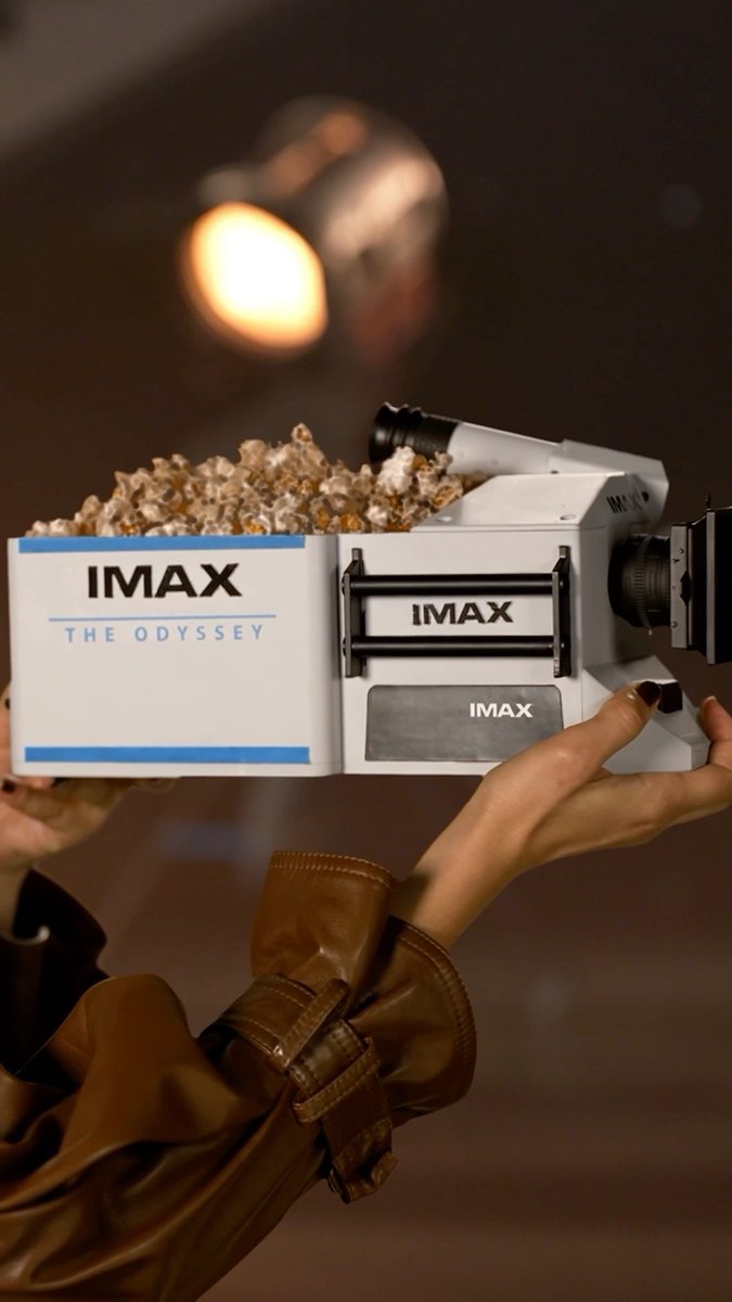 See THE ODYSSEY and bring home an IMAX Camera popcorn bucket with working viewfinder! Available in-theatres starting 7/16, while supplies last.