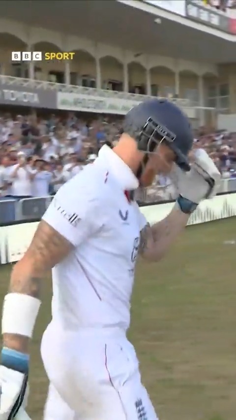 Ben Stokes opened the batting in his final Test match innings. He made his intentions clear from the off... Earlier in the day, it was announced he would retire from international cricket at the end of this match.