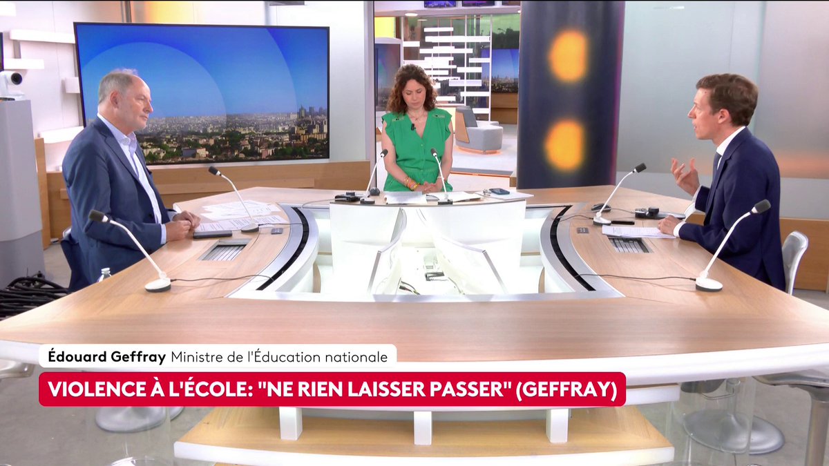 🔴 Protection de l'enfance : "Nous voulons créer une "liste noire" des personnes écartées de l'Éducation nationale, du périscolaire ou du sport afin qu'elles ne puissent plus être recrutées au contact de mineurs", annonce Édouard Geffray. #ToutEstPolitique #canal16
