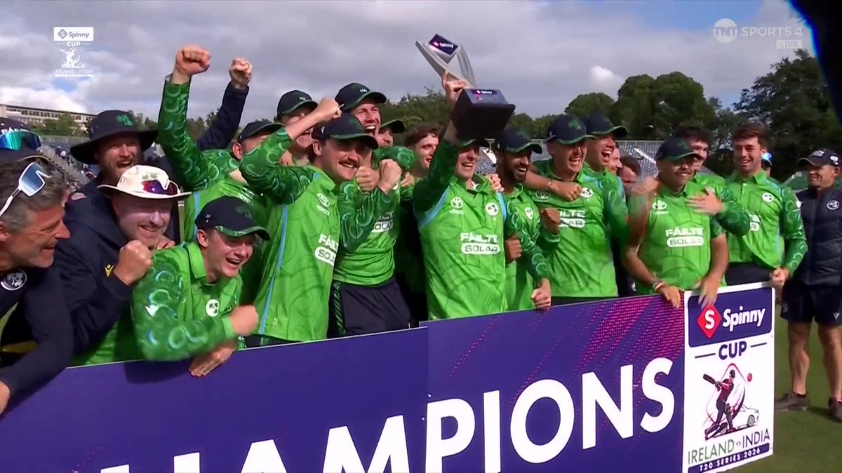 A triumph to cherish! 🏆 Ireland celebrate a famous series win 👏 📺 Stream with TNT Sports on HBO Max