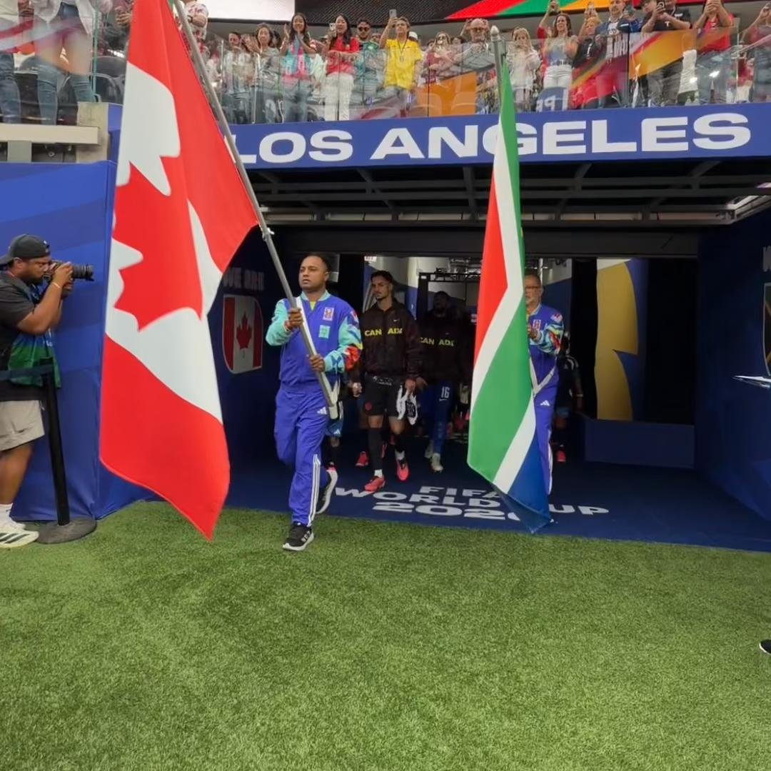The stage is set in LA! 🇿🇦🤩🇨🇦 #FIFAWorldCup