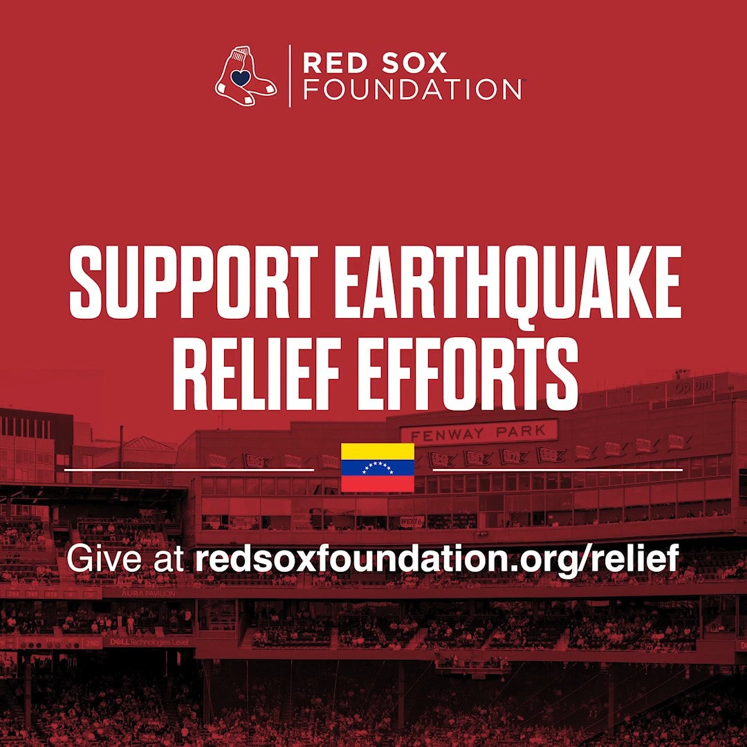 A message from your Red Sox 🇻🇪❤️ Learn more &amp; give: