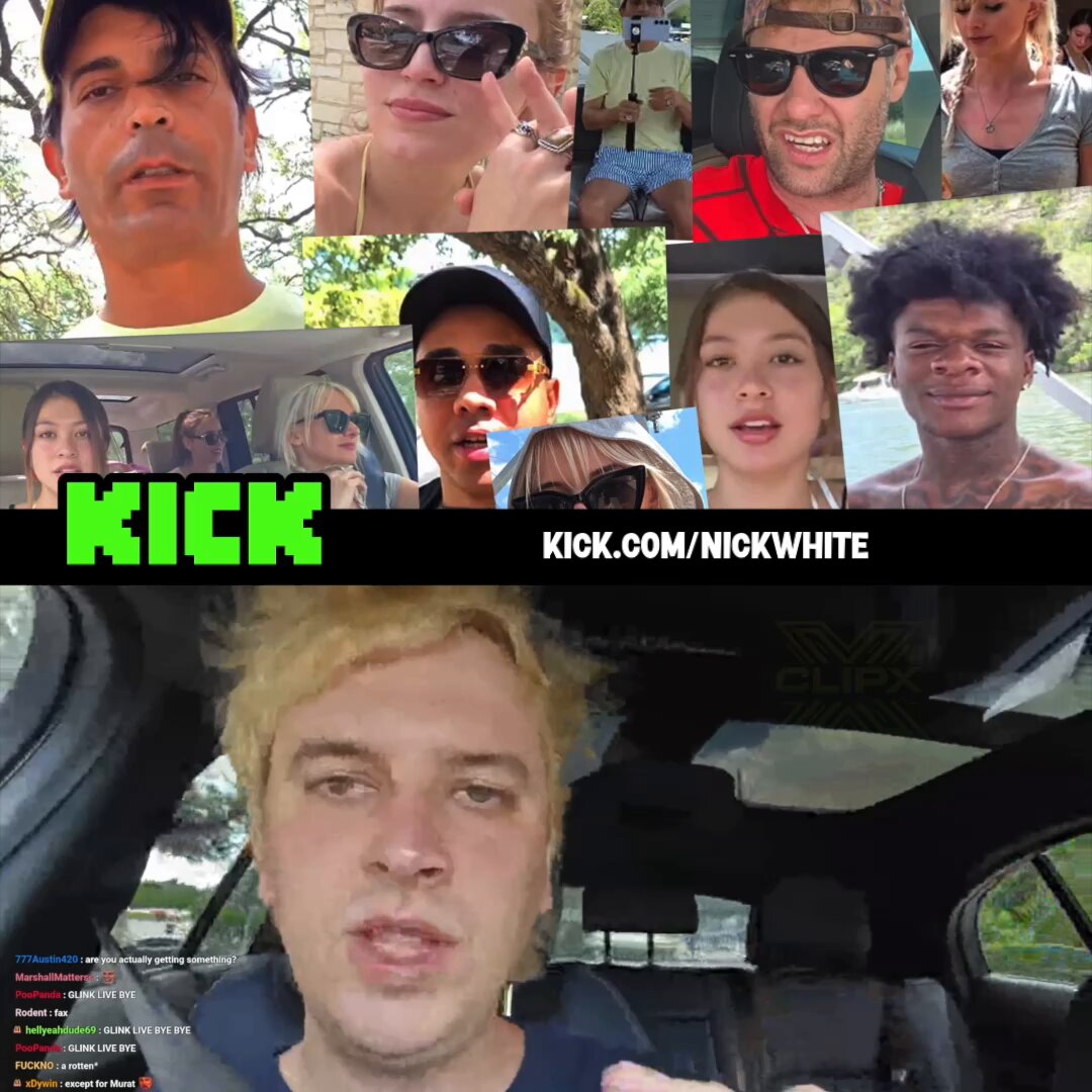 🚨 Kick streamer Nick White crashes out on Jollyrancherzoo, Treyliving, Miamaxxed, Murat and other streamers in Austin for Ice Poseidon's Cx House event 👀 Goes on an insane ego rant about how he's better than all of them 💀