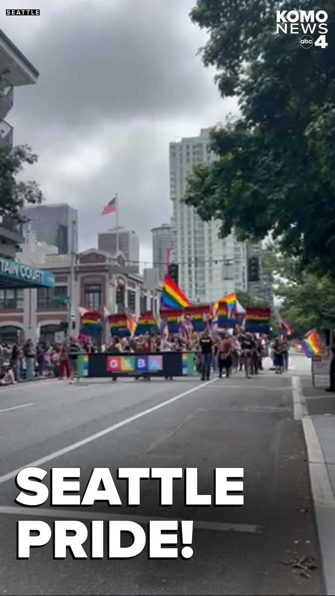 🌈 Despite some overcast skies, thousands of Seattleites showed up in rainbow colors and bright smiles to celebrate the Seattle Pride Parade this morning! The march kicked off at 11 a.m. along Fourth Avenue in downtown, and is expected to wrap up around 3:00 p.m. near Seattle Center. Seattle Pride traces its roots to 1974 and has grown into one of the nation's largest LGBTQ+ celebrations, drawing hundreds of thousands of people each year.