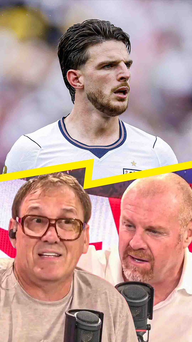 ❌ "I wouldn't move Declan Rice out there" 😬 "I don't see the point in that!" Sean Dyche disagrees with Tony Cascarino's claim that England should move Declan Rice to right back after Reece James' injury