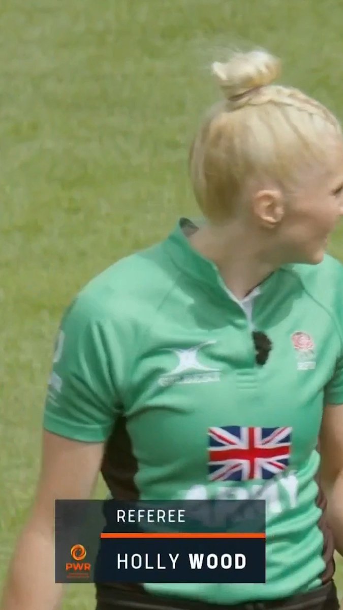 Holly Wood referees the PWR final 86 days after giving birth ❤️