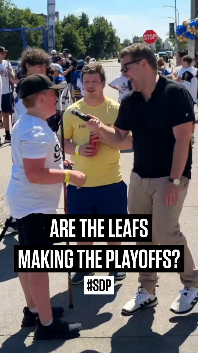 Are the Leafs making the playoffs again this year? Fans in Buffalo aren't feeling it. 😅 #SDP #NHLDraft