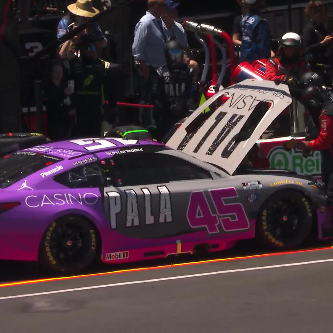 Early trouble for our points leader and No. 1 seed, Tyler Reddick. The TNT Sports U.S. crew discusses the issue.