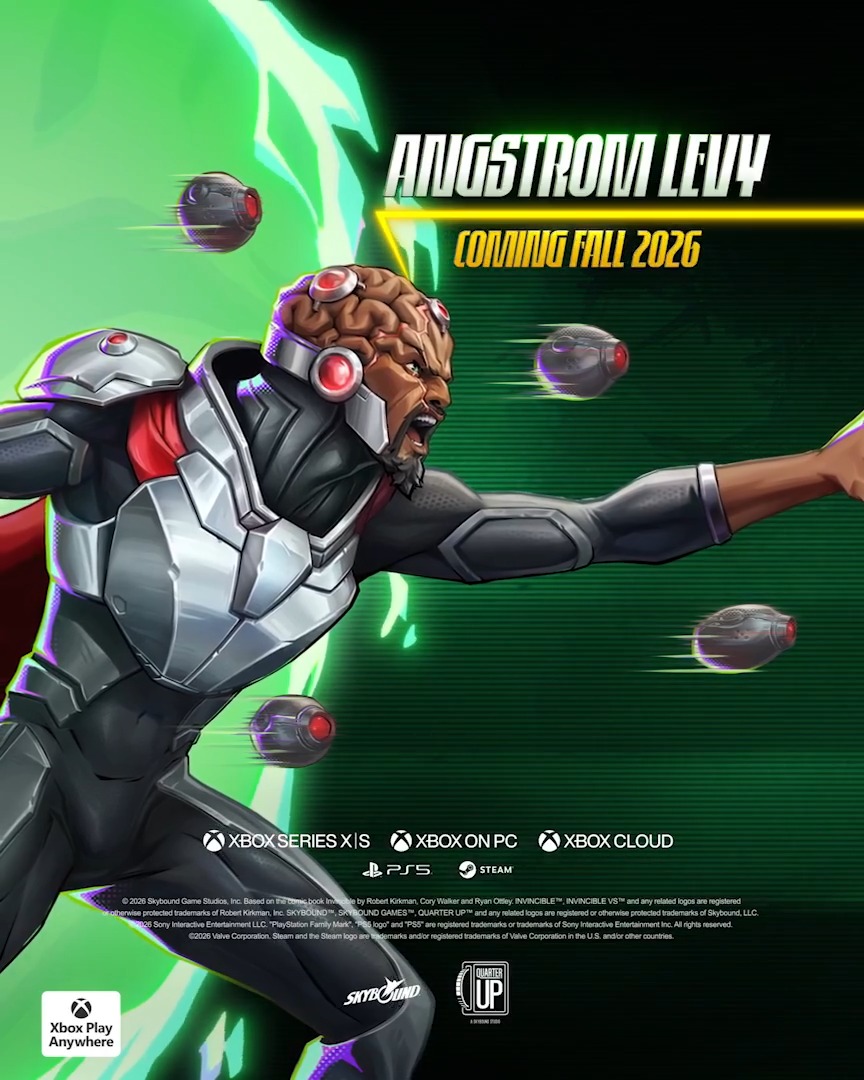 It was only a matter of time before Angstrom Levy found the Invincible VS universe. Experience his madness at our Evo France booth.