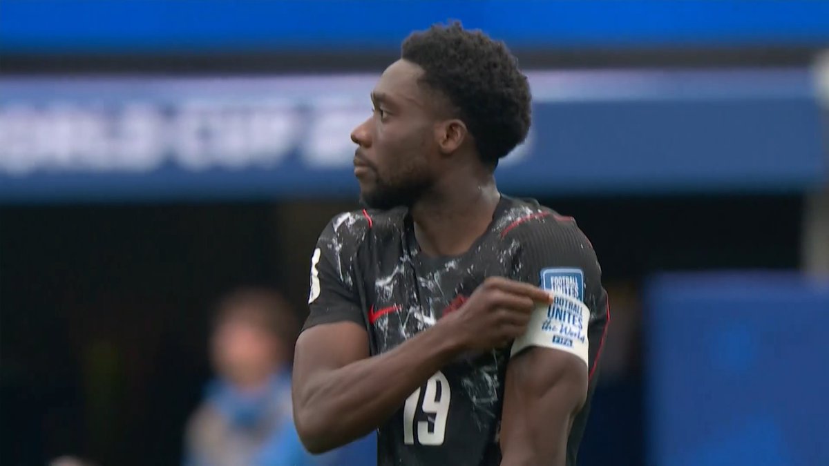 Alphonso Davies has come onto the field for Canada to roaring applause. Canada and South Africa are still 0-0 nearly 85 minutes into the game. Live updates: