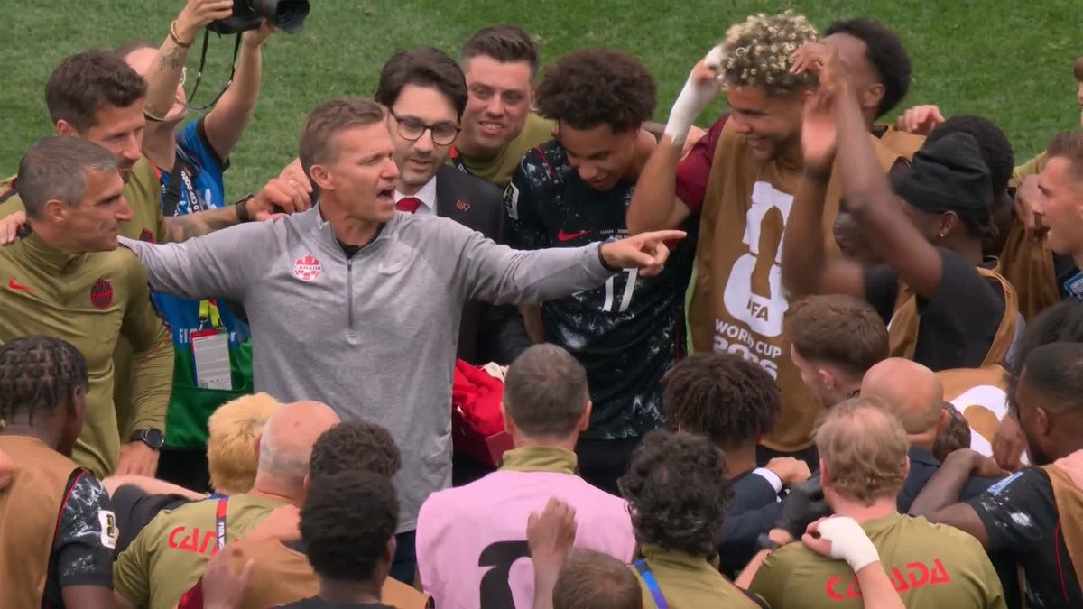 "You are Canadian heroes" 🦸 Jesse Marsch's message to his players after their historic win