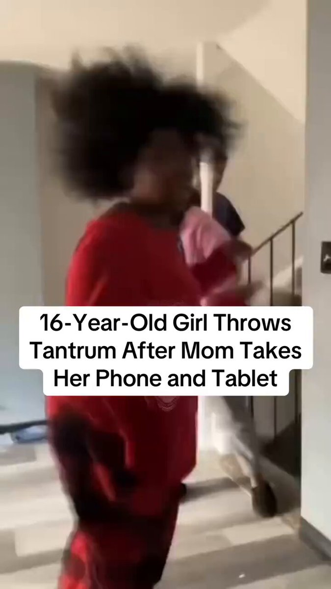 16-year-old girl goes FULL feral tantrum — screaming, kicking, destroying everything — because Mommy and Daddy finally took her tablet and iPhone away. Cops get called. This is what happens when screens replace actual parenting. No discipline. No boundaries. Just iPad kids turning into entitled monsters. How many more of these walking disasters are we creating? 😤📱👮‍♂️