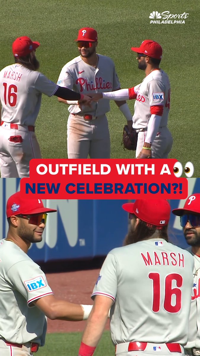 Outfield chemistry just keeps growing 📈