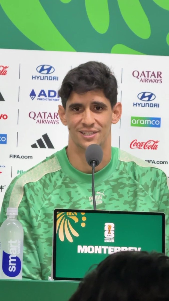 🇲🇦🎙️Yassine Bounou : « Un match de Coupe du monde face aux Pays-Bas 🇳🇱, c’est le 𝗥𝗘̂𝗩𝗘 de tous les joueurs. Nous avons vraiment 𝗛𝗔̂𝗧𝗘 d’y être. »