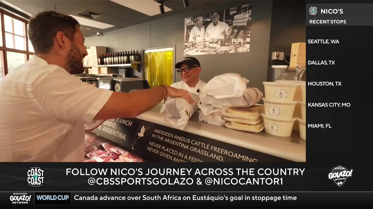 "They're American cows, but they cut them the Argentine way." 🐄🔪 Nico Cantor takes us to his favorite Argentine butcher shop in Miami 🇦🇷🥩