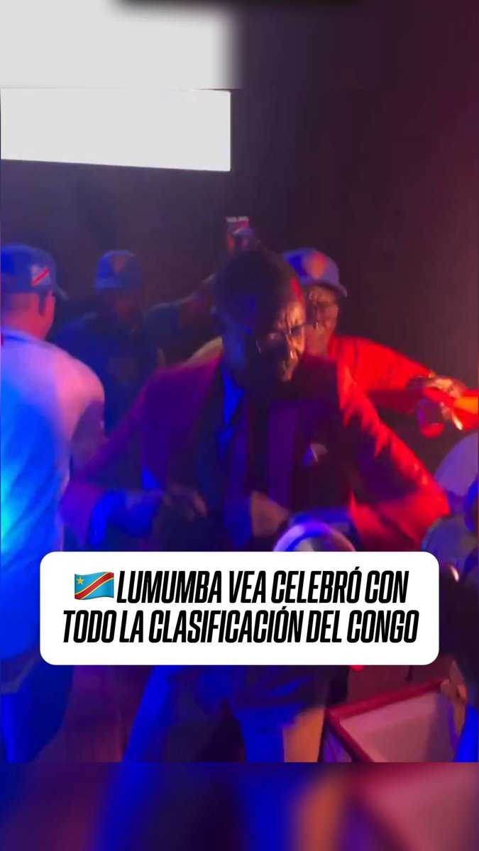 #Fútbol2Day - 🇨🇩 Lumumba Vea… De ser una estatua en los partidos, a la felicidad y el baile por la clasificación de República Democrática del Congo 🇨🇩 a 16vos de final.