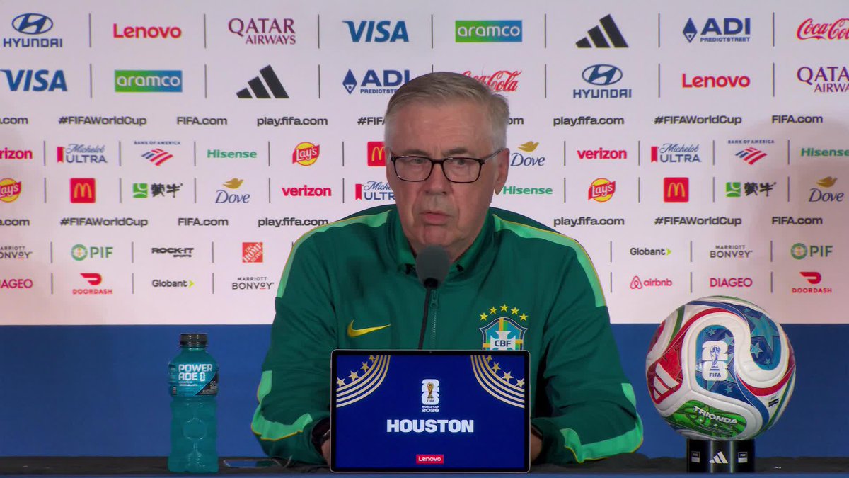 🇧🇷 Ancelotti sobre si Neymar jugará en el próximo partido 🗣️ "Está bastante bien, pero depende mucho del contexto de juego" #DAZNMundial #FIFAWorldCup