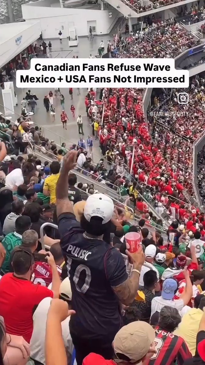 Yeah we’re a real soccer country now ✅😎 #CanMNT 🎥 fanfirstfooty