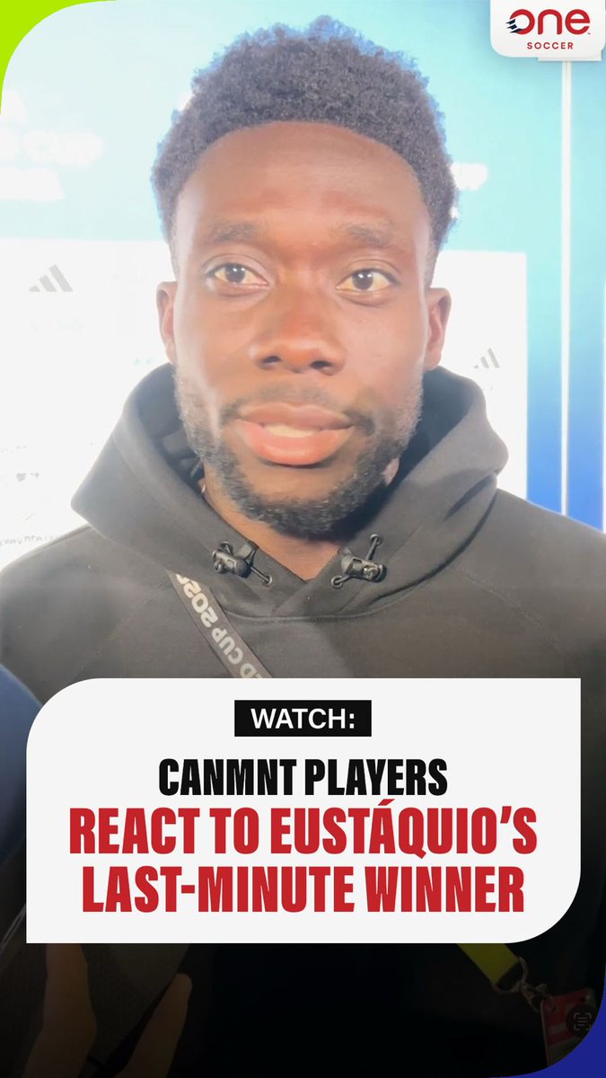 POST-GAME INTERVIEWS 🎙️ Alphonso Davies, Luc de Fougerolles, Tani Oluwaseyi, and Liam Millar react to Stephen Eustáquio's last-minute winner 🗣️ LDF: "I can't even describe it. I didn't even remember, I was just running after him, I didn't know where he was going" 🤣 #CanMNT
