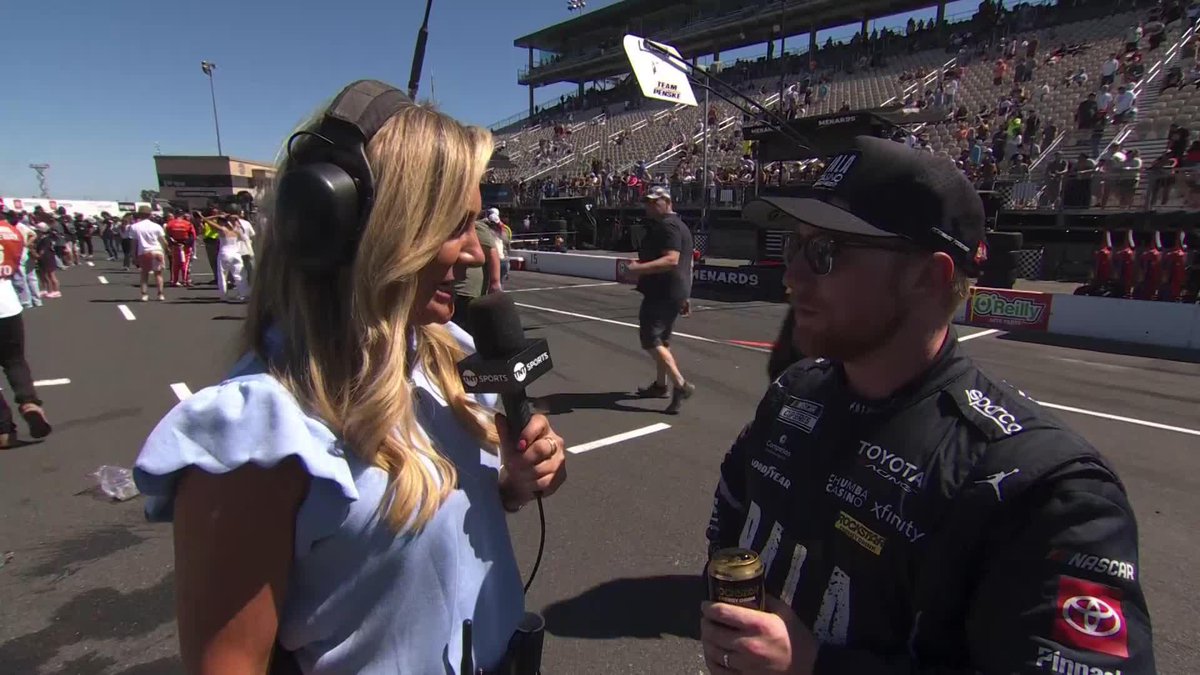 Tyler Reddick's day at Sonoma was derailed by power steering issues, knocking him down to 2nd in the Cup Series 🫤 Danielle Trotta