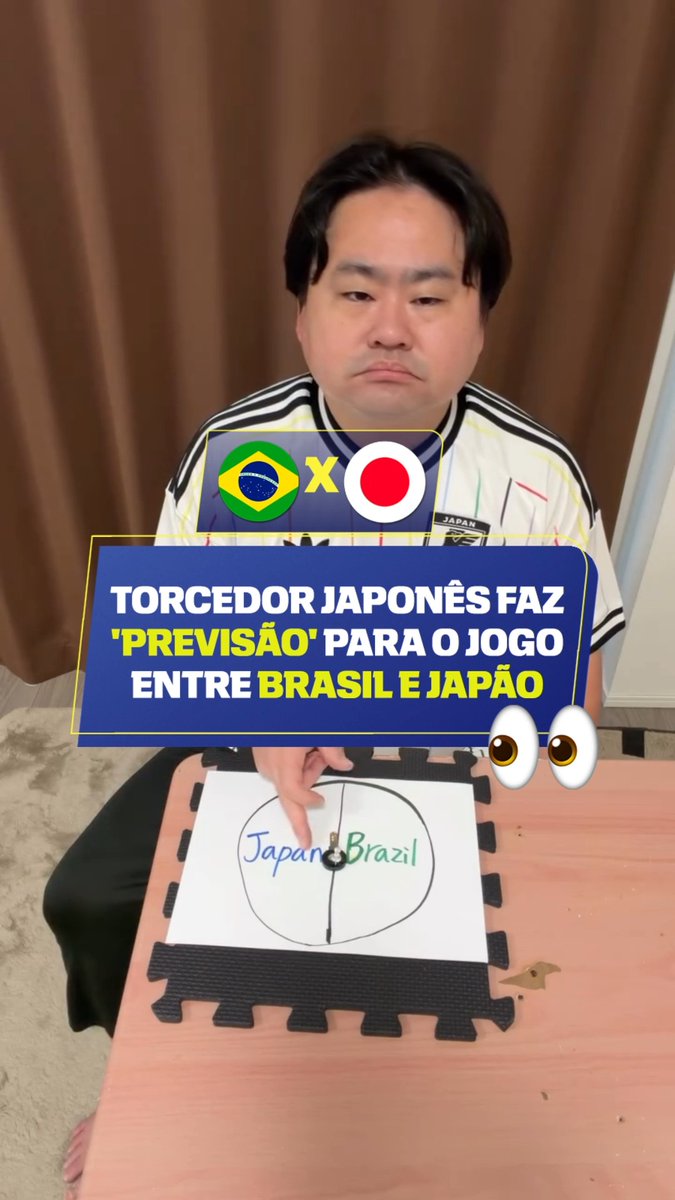 🚨AGORA - Japoneses começam a zoar os brasileiros achando que o jogo já está ganho para eles