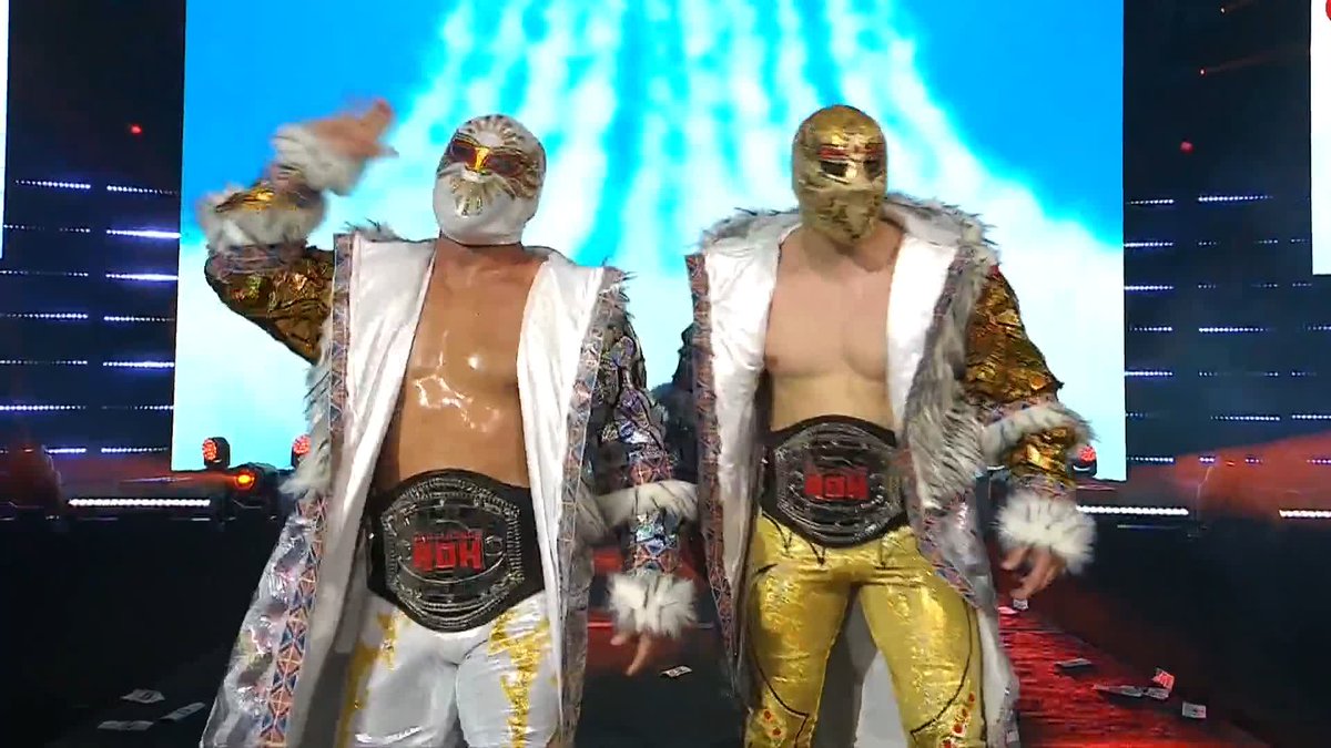 Fresh off becoming ROH - Ring of Honor Wrestling World Tag Team Champions, CARISTICO MISTICO MX Oficial and Mascara Dorada CMLL step into 3-way tag team action looking to keep the momentum going! Watch #ForbiddenDoor LIVE on HBO Max PPV