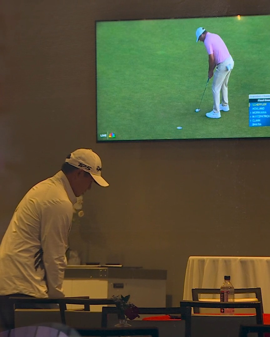 Collin Morikawa is everyone at home watching Scottie Scheffler.