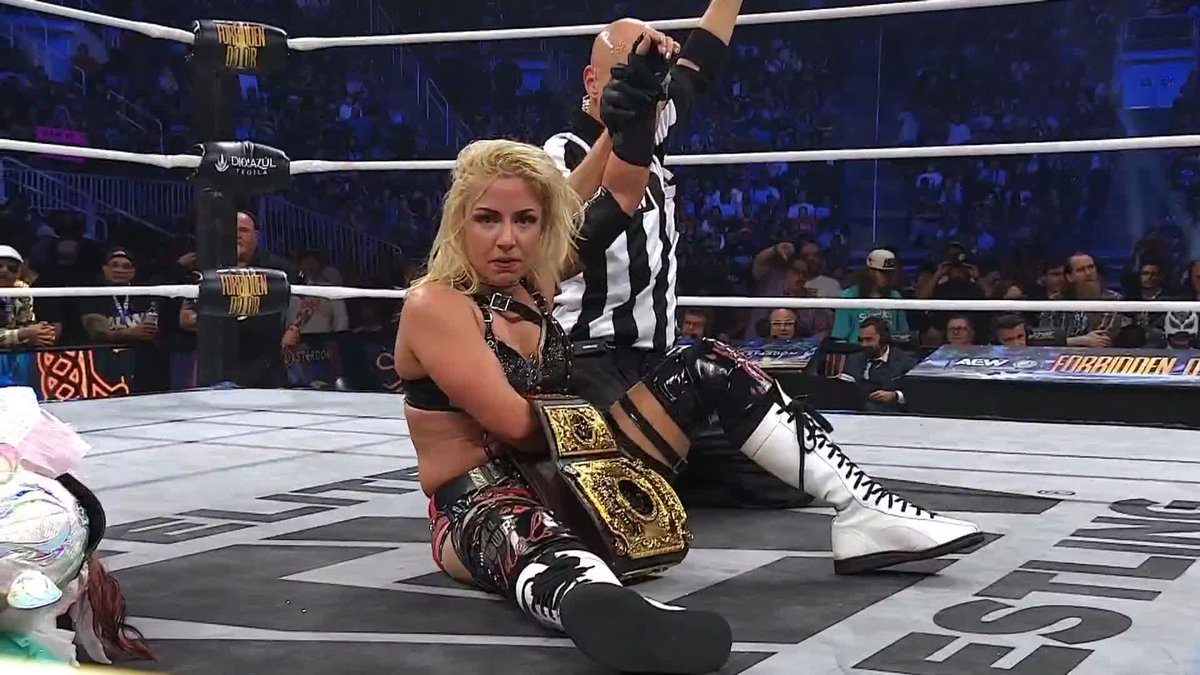 #ANDSTILL #AEW Women's World Champion Thekla テクラ! Watch #ForbiddenDoor LIVE on HBO Max PPV