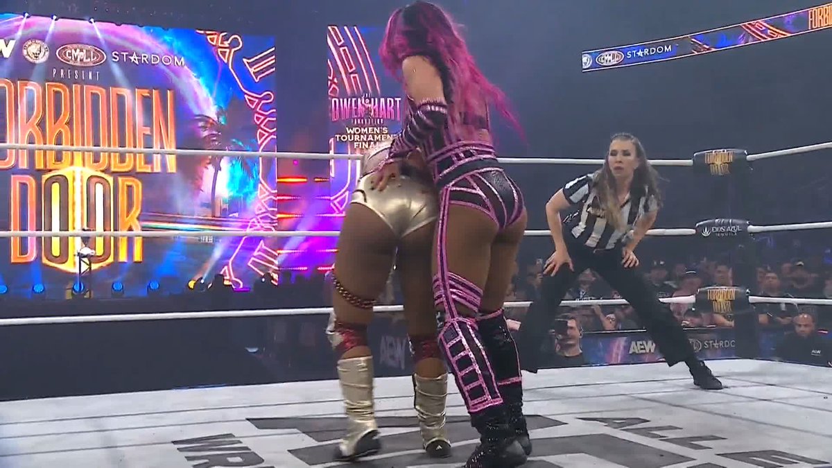 Just an incredible match between Maya World and Mercedes Mone. One of the best in AEW history. #ForbiddenDoor
