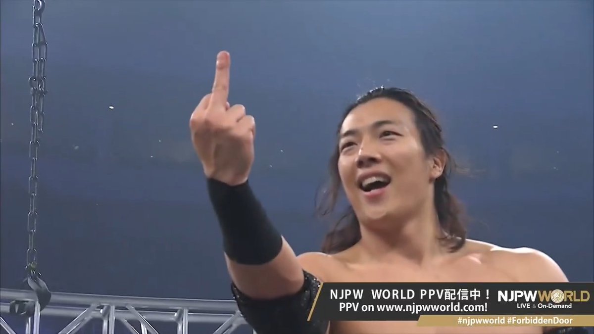 .Kazuchika Okada 🆚 KONOSUKE TAKESHITA PPV⏩ ※Only available to users in Japan. #njpwworld #ForbiddenDoor