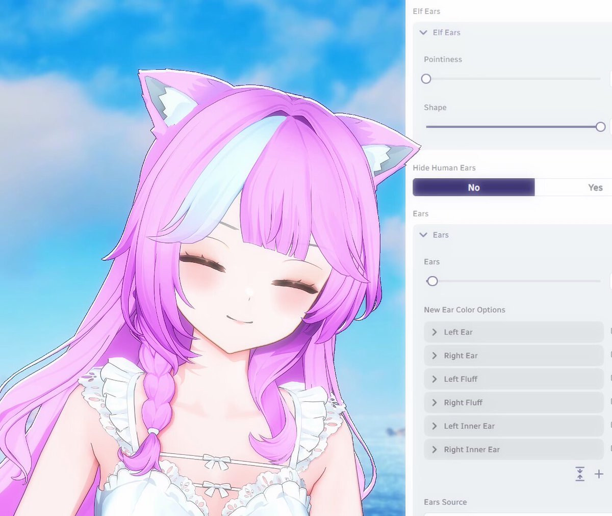Our 3D customizable will have 27 upper ear options! 💜 All ears are hand animated to be as expressive as possible! -^u^- Antennae, horns, and lower ears will each have their own separate sliders, leading to many unique combos!✨ So much love is going into this customizable! 🩷