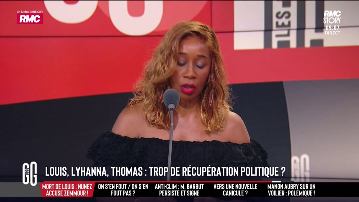 🚨 Louis, Lyhanna, Elias, Thomas, Lola... "il y a une implication directe de l'État et il n'y a pas assez de récupération politique", assure Joëlle Dago-Serry. #GGRMC