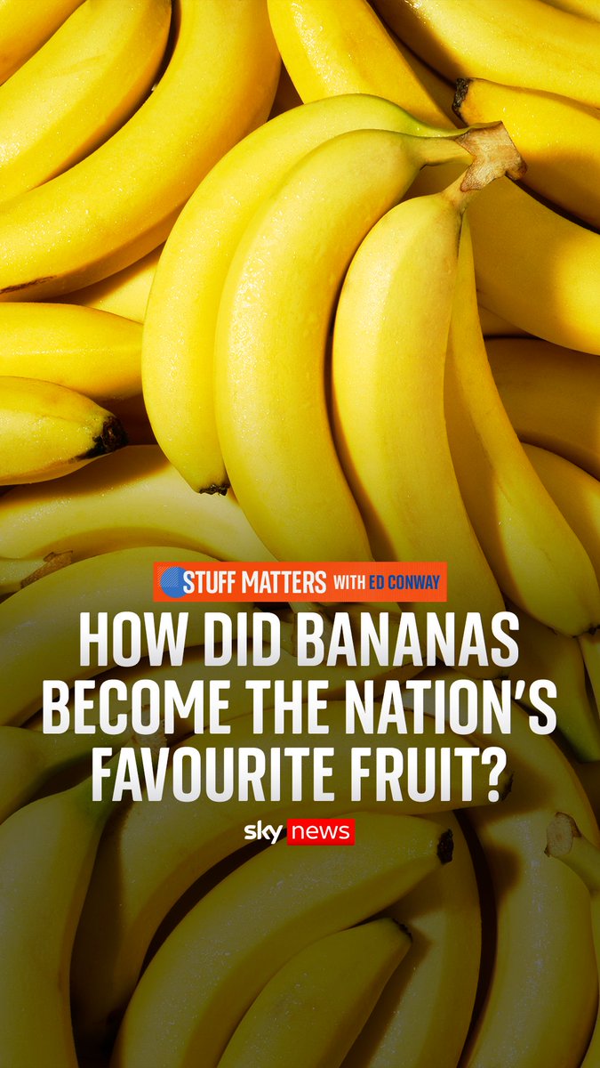 .Ed Conway looks at bananas' rise to become the nation's favourite fruit, using his new apple-banana paradox ๐๐ Listen to Stuff Matters wherever you get your podcasts: