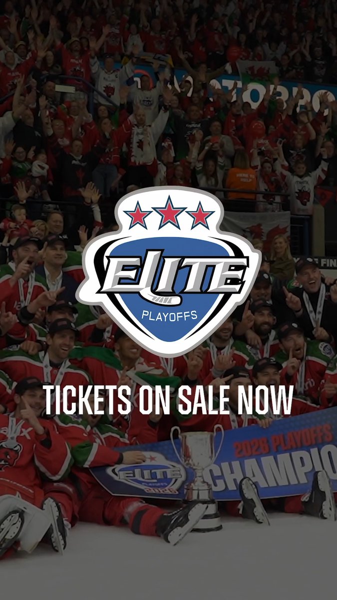 ON SALE NOW! | #EIHL #POFW27 Tickets for the 2027 Playoff Finals Weekend are now on sale to season ticket holders. ℹ️ If you have not received your special link to buy them, please contact your team.