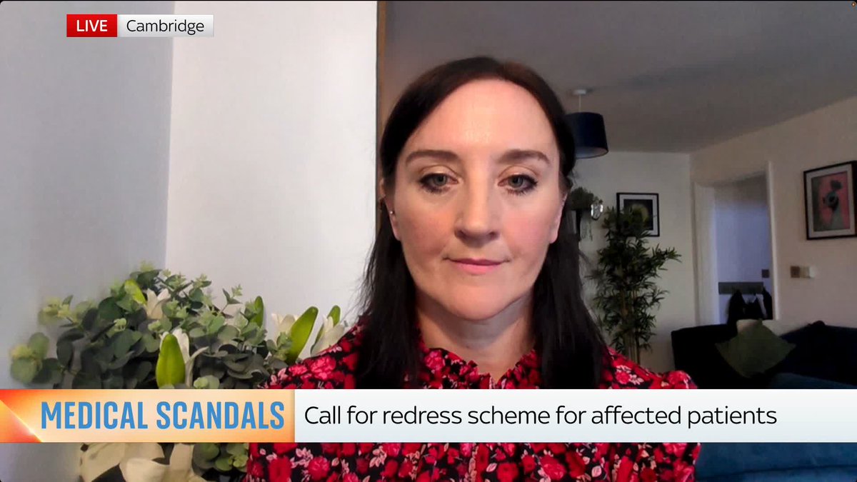 Kath Sansom lists off the impact vaginal mesh has had on some victims, saying 'they're not little complications, they're devastating'. She goes on to say that some days when she looks at the support group, it feels like a 'dystopian nightmare'