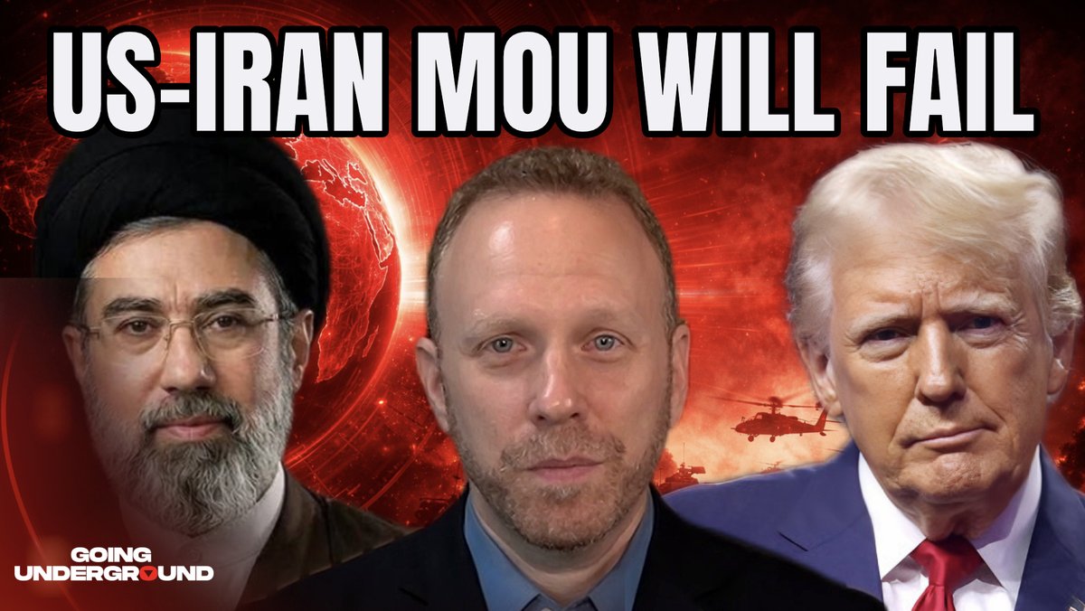 🚨NEW EPISODE OF GOING UNDERGROUND⚡️ Max Blumenthal Reveals Why Trump’s MoU with Iran Will FAIL and What Israel Will Do Next He tells us: -How Israel plans to sabotage the US-Iran Memorandum of Understanding -What are Israel’s next moves after the failed war on Iran -How the liberal NGO class laid the groundwork for the US-Israeli war on Iran All this and more on this episode of Going Underground with Max Blumenthal, Editor in Chief of The Grayzone
