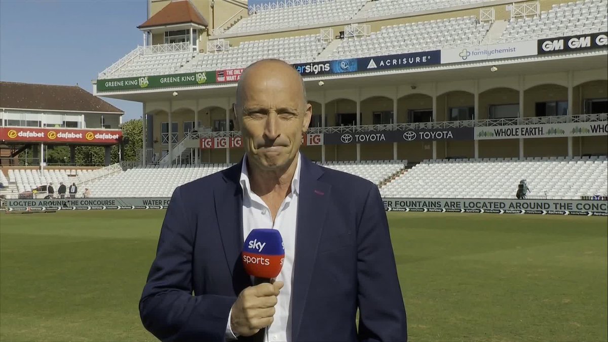 🗣️ "One of England's greatest ever cricketers, one of the finest captains England have produced." Nasser Hussain reacts to Ben Stokes retiring from international cricket ⤵️