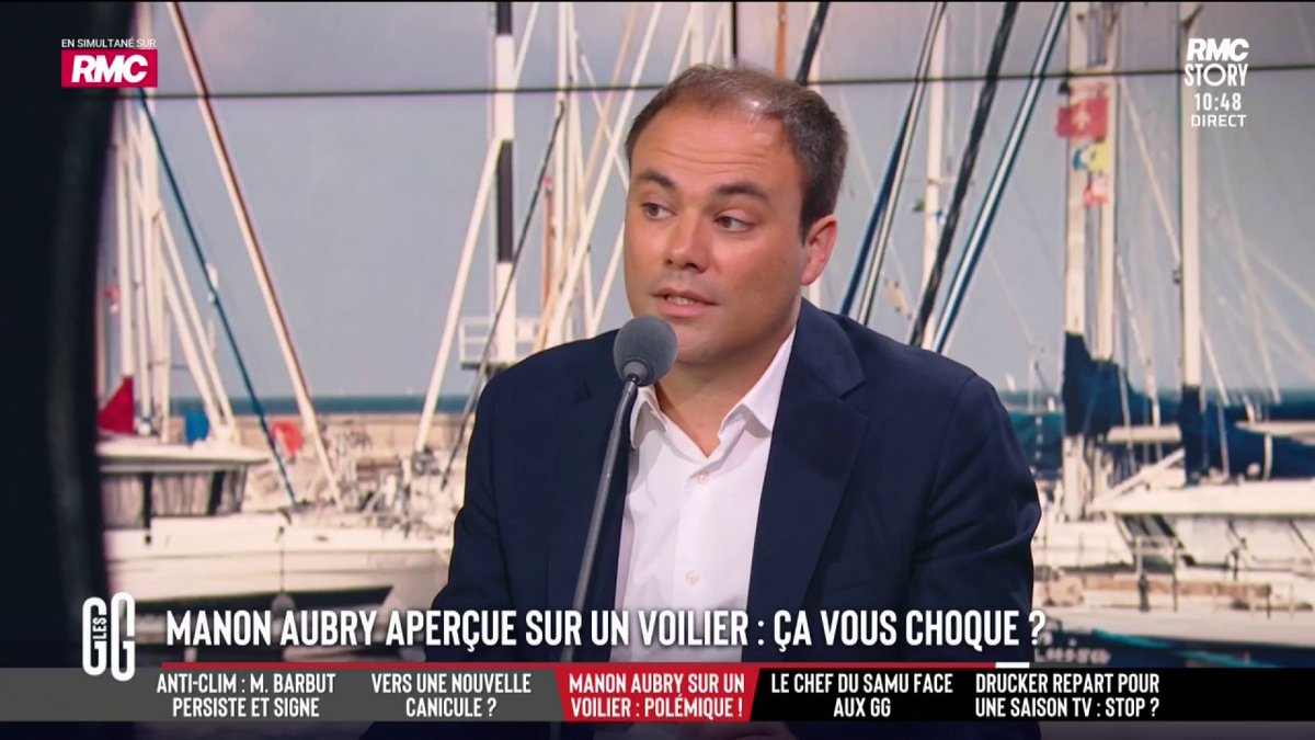 ⛵️ La députée LFI Manon Aubry aperçue sur un voilier : "Jordan Bardella, ça n'a rien à voir, ce n'était pas un événement de sa vie privée." 🗣️ Charles Consigny : "Manon Aubry, on l'emmerde pour rien. Les politiques ont le droit d'avoir une vie. " #GGRMC