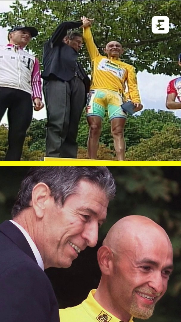 2 agosto 1998. A Parigi si parla italiano: Marco Pantani conquista il Tour de France e riceve il premio dalle mani di Felice Gimondi, l'ultimo corridore italiano (fino a quel momento) ad aver trionfato nella corsa francese, nel 1965 🥹 #TDF2026 #Ciclismo #Cycling