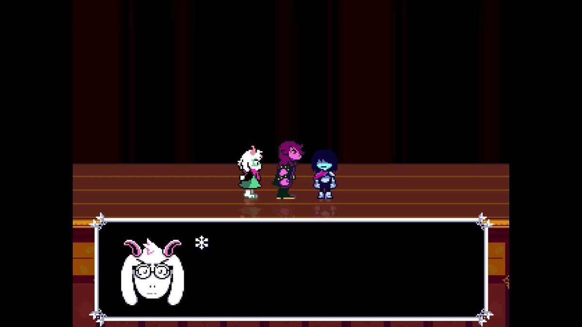 【DELTARUNE Chapter5 ネタバレ注意】 さっきSteam版で修正された 「Chapter5のラスボス戦で負けたあと、セーブせずに別の場所でゲームオーバーになるとDogcheckになる」バグ 旧verで検証してみました