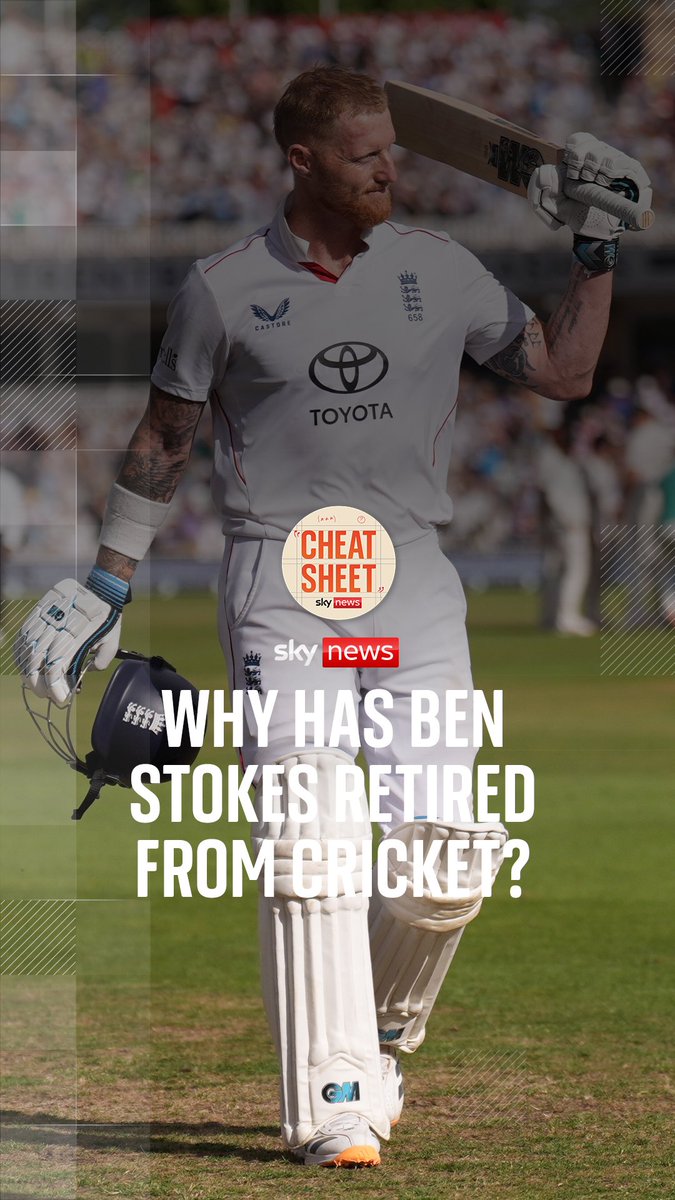 Ben Stokes announces his retirement from international cricket - and fans didn’t see it coming. Why now? And what does it mean for England? Sophy Ridge and Wilfred Frost have this and all the day’s news in 10 minutes - Listen to Cheat Sheet now: